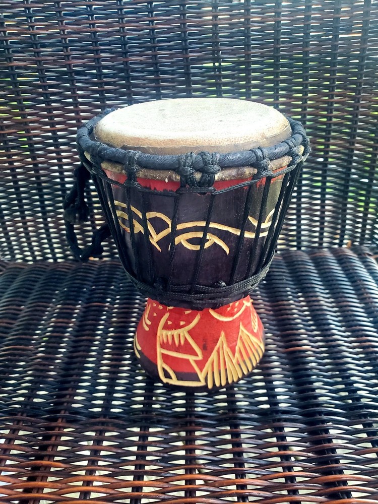 Small african djembe drum