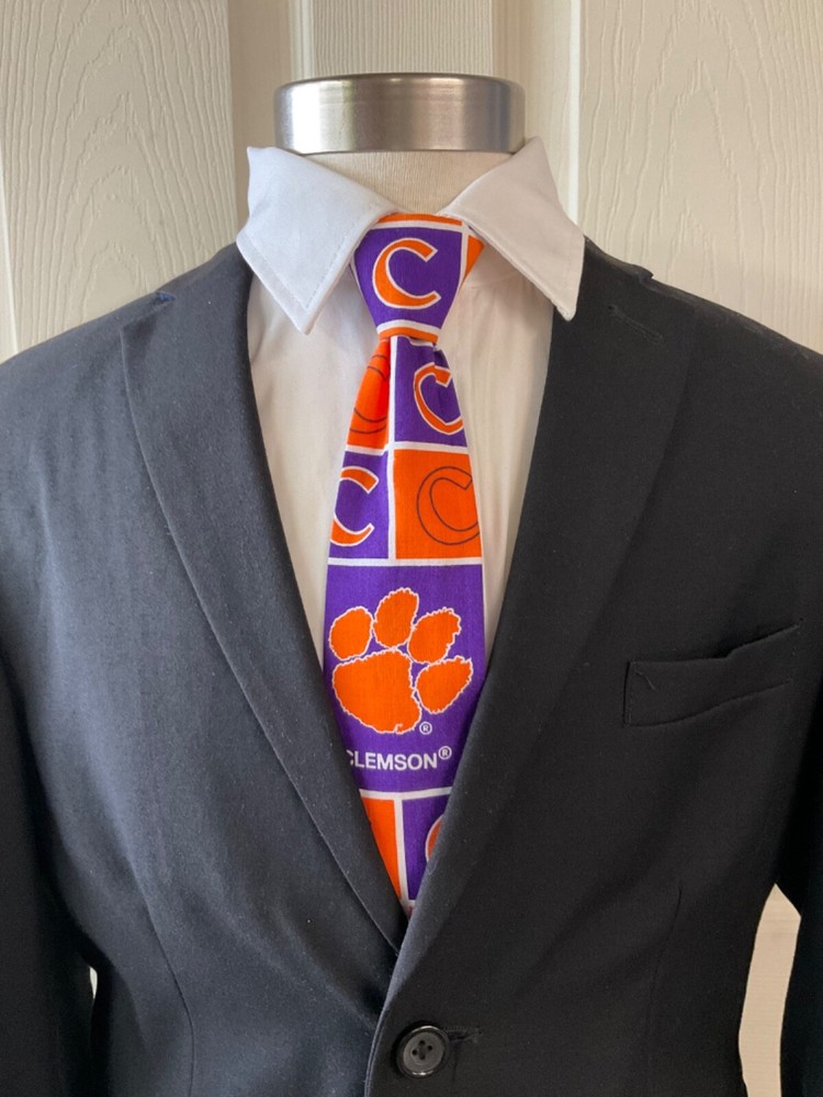 Clemson Tigers kids  Pre-tied  Ties