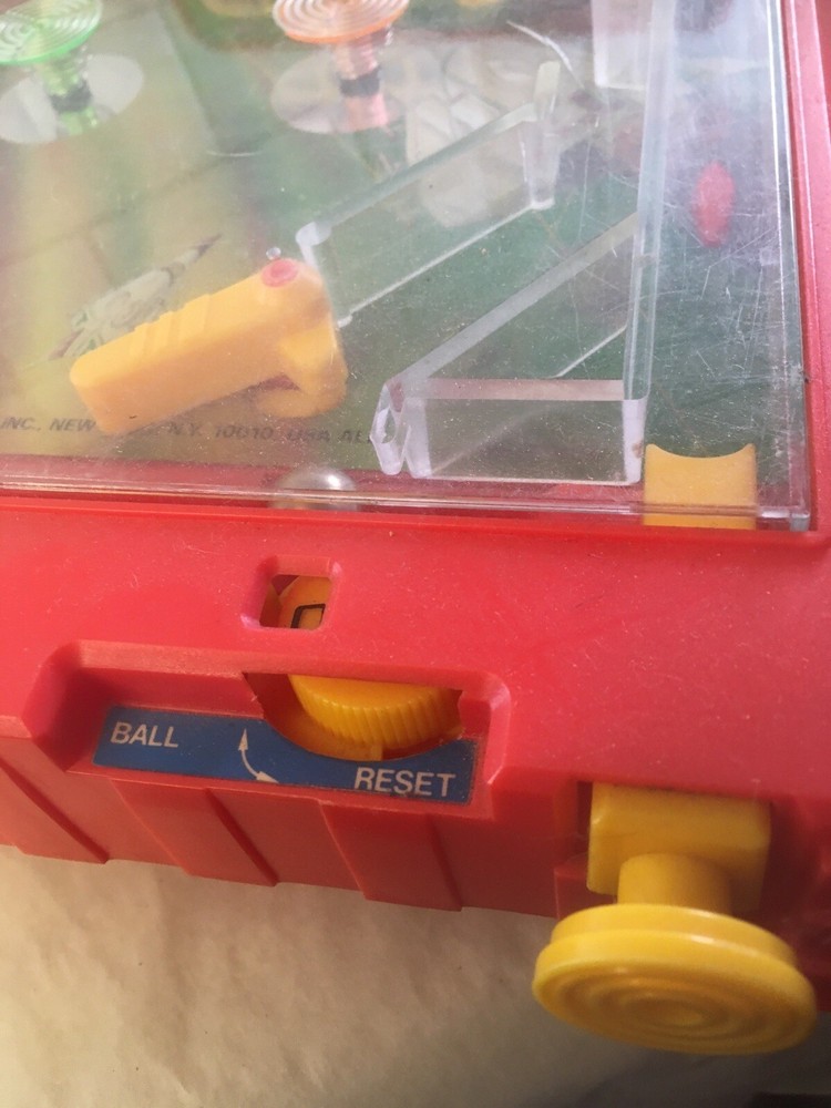 Space Attack 1989 Playtime Products Tabletop Pinball Machine