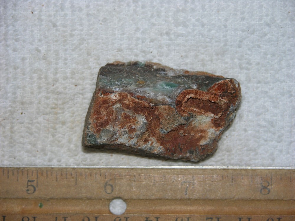 Chrysoprase rough mixed gem grade Australia 1.75 inch C53
