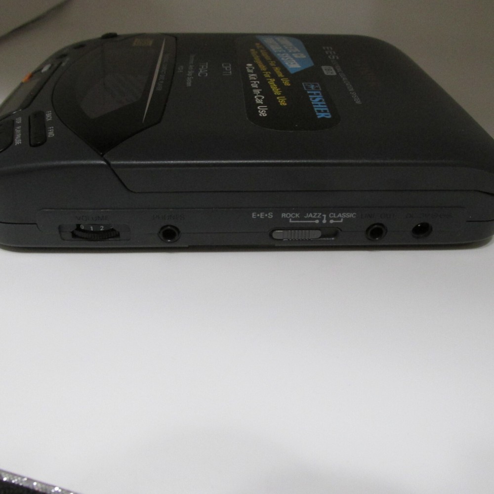 Fisher EES 1 Bit OPTI TRAC Personal CD player PCD-5- Tested