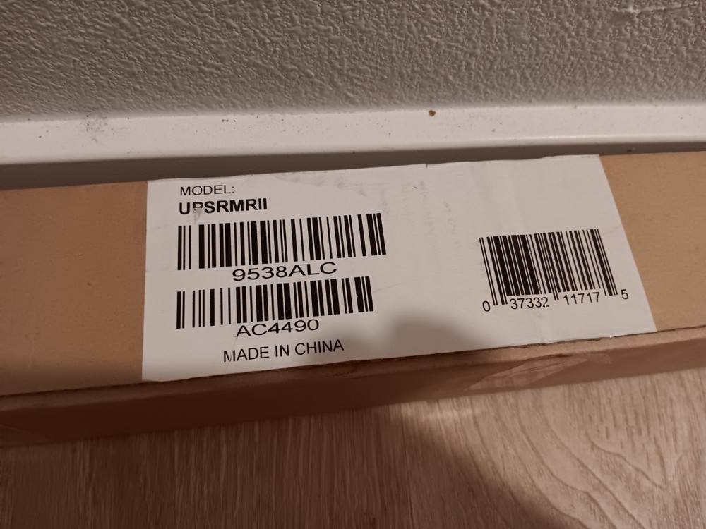 APC Rack Mount Rail Slider Assembly Kit UPSRMRII