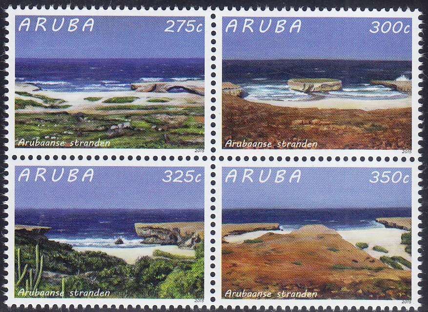 Arubu Issue 2015 (836-839) Beach