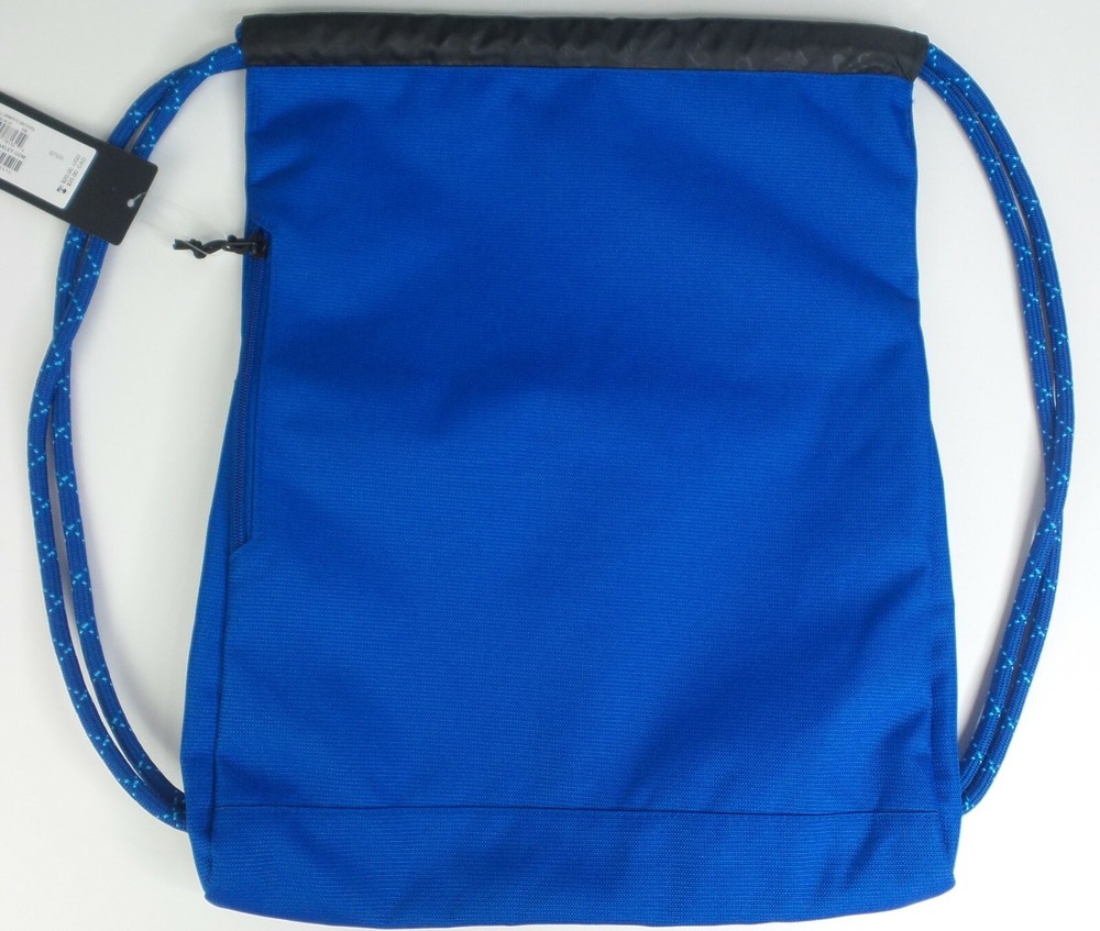 NEW Oakley Wall Graffiti Satchel Bag Blue Black Backpack Pull String Hiking Bag