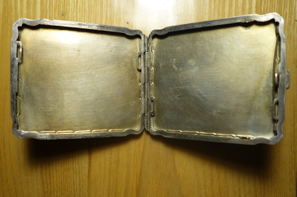 Art Deco Nickel Silver Cigarette Case