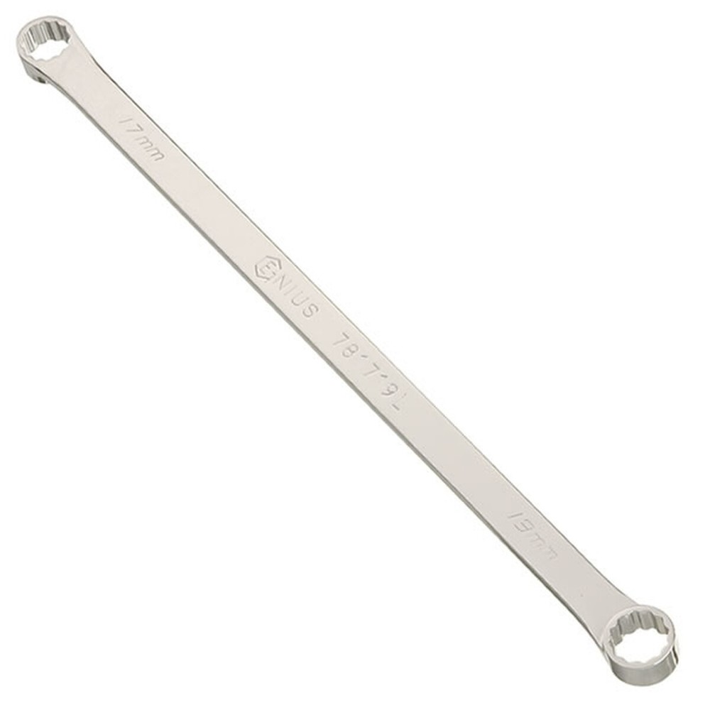 Genius Tools 7/16"x1/2"Extra Long Box Wrenches/292mmL - 791416L