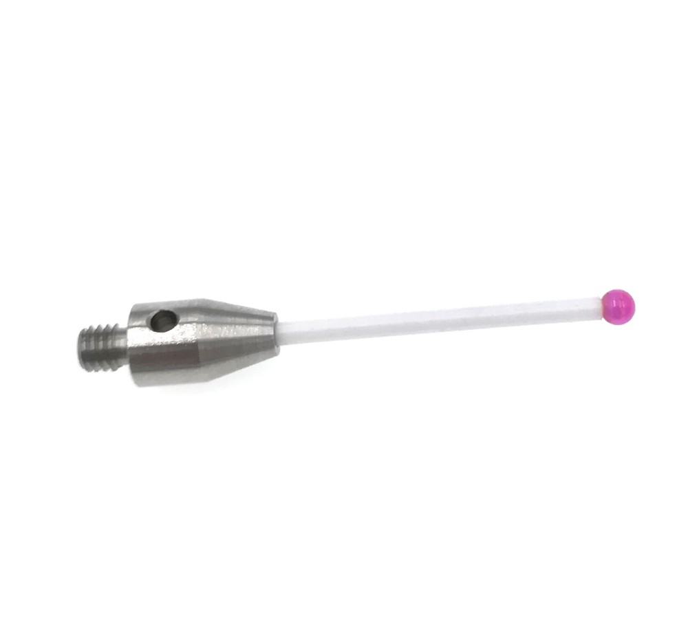 CMM Touch Probe Stylus Ceramic Stem M4 Thread 3mm Ruby 40mm Long KMG Taster