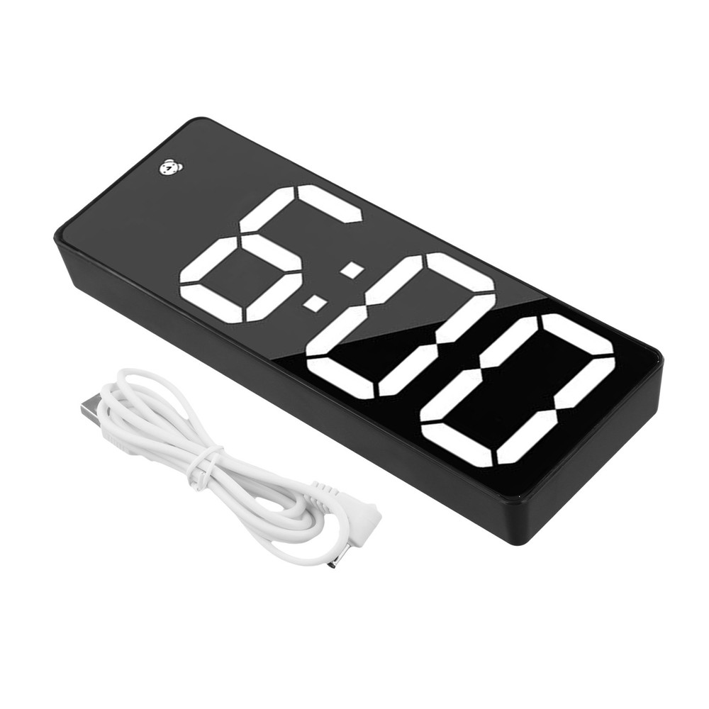 Voice Control Electronic Clock with Colorful Screen for Easy Time Viewing