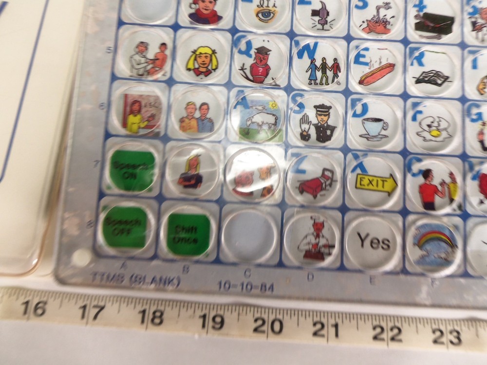 PRC Touch Talker with Minspeak for Disability Hearing Speech Tool with Manual