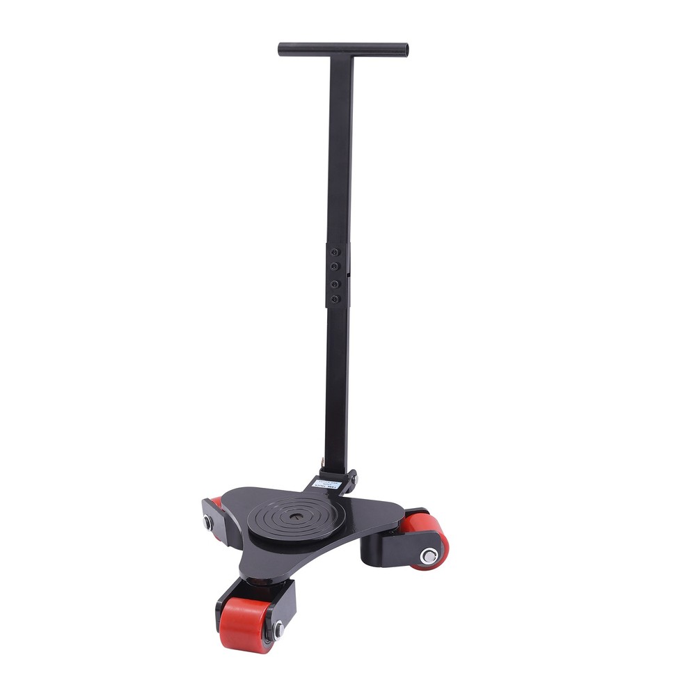2 Ton Heavy Duty Machinery Mover with 3 Swivel Rollers & Handle