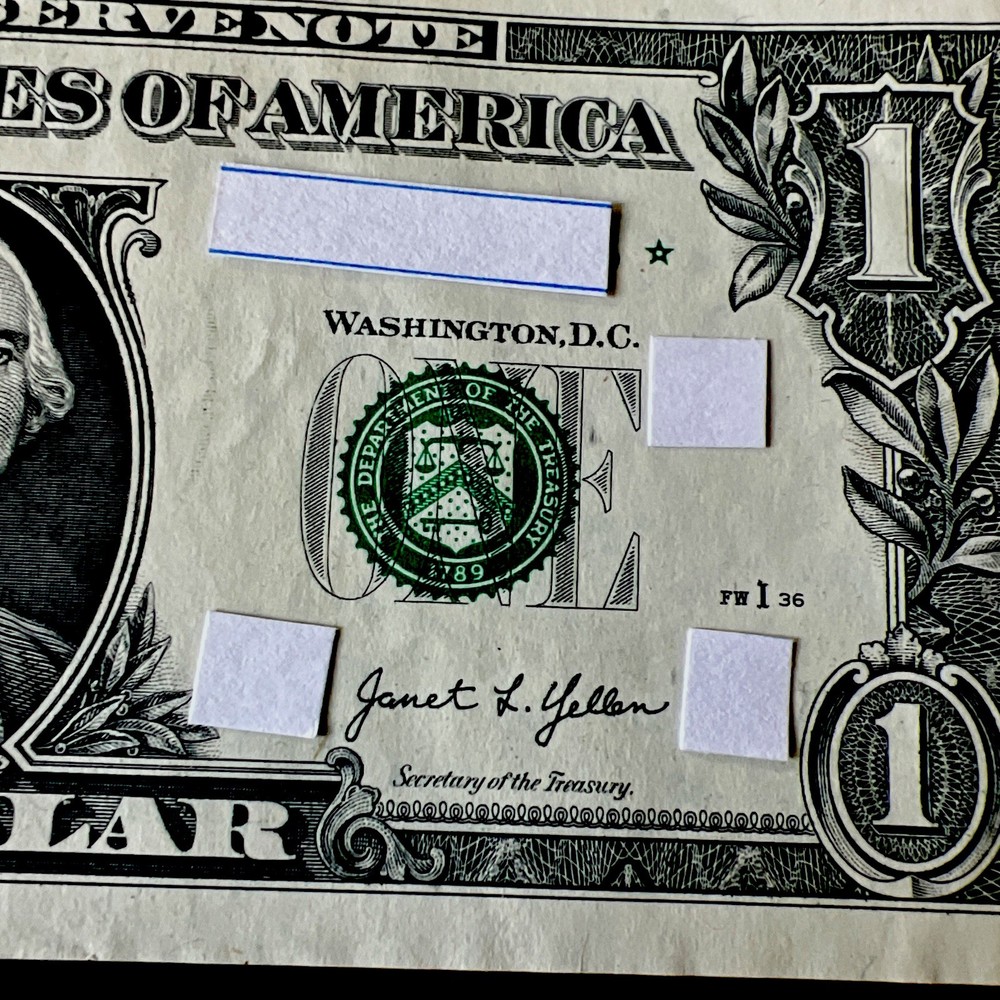 $1 COMMON Star Notes One Dollar Bill Random Note Random District Random Series
