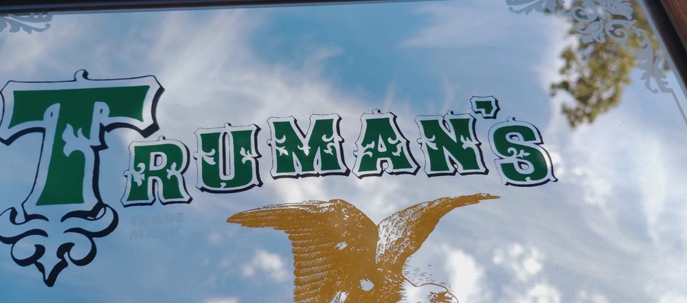 Vintage Trumans Eagle Stout Pub Bar Mirror