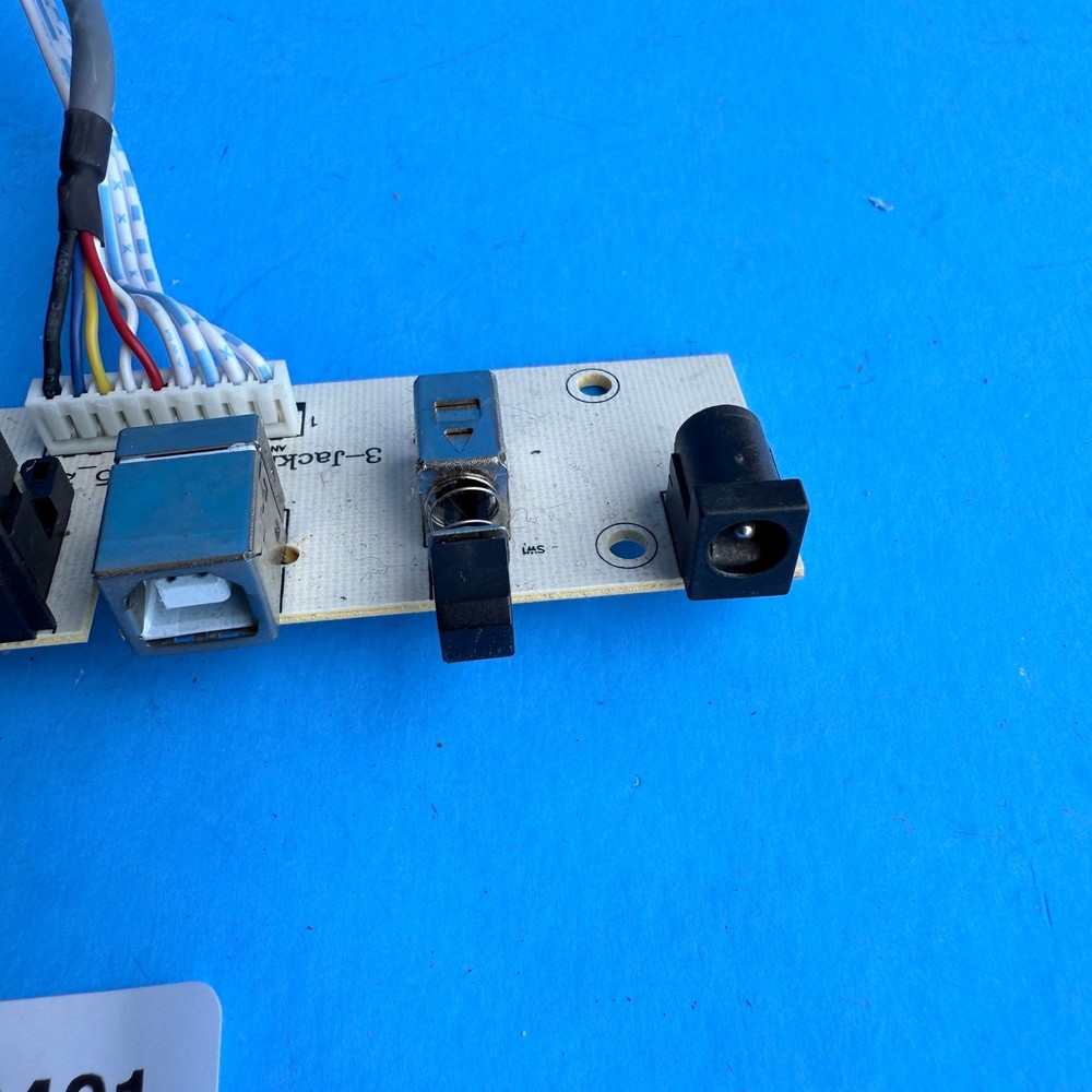 ALESIS VI49 MIDI Keyboard Controller Part: AC USB Input ON/OFF Switch Jack Board