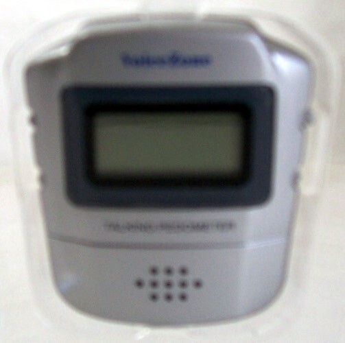 Voice Zone Talking Calorie Counting Pedometer Silver #HE9942S