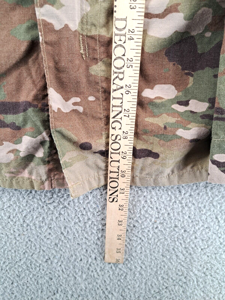 USGI Camo Army Combat Coat Jacket Unisex Size Small Long Flame Resistant EUC