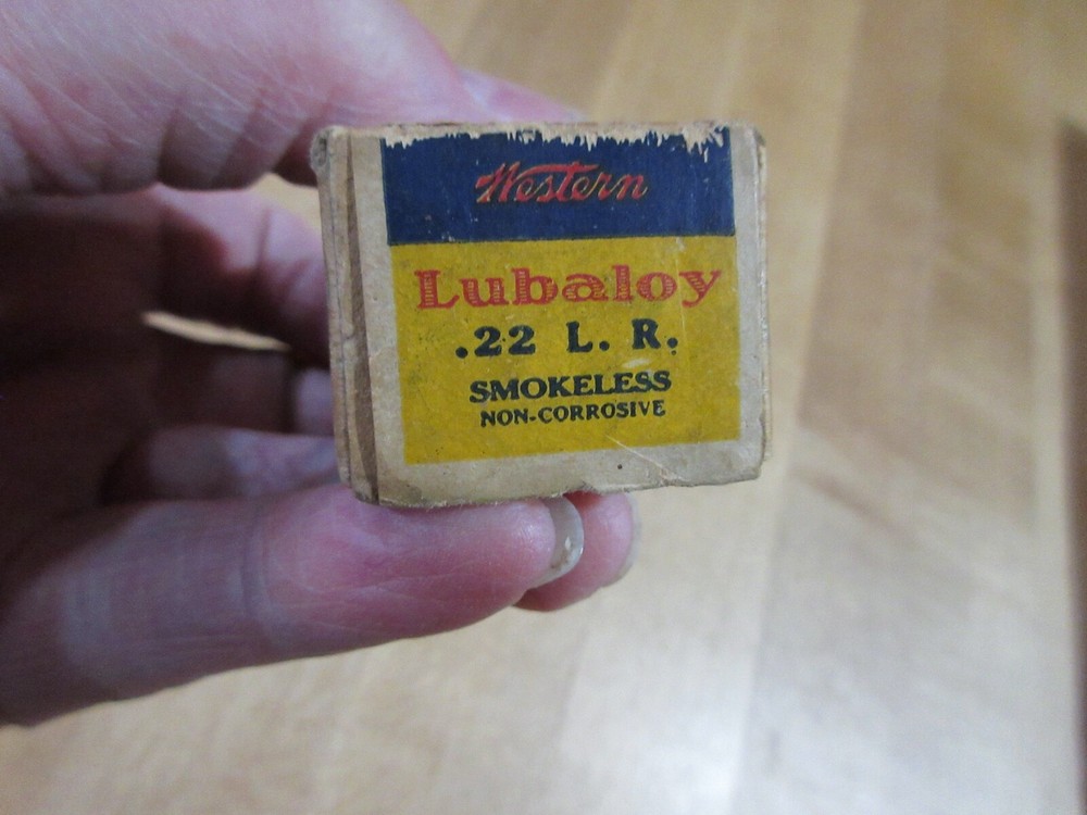 Empty Ammo Box Western 22 long rifle (w17) # 20