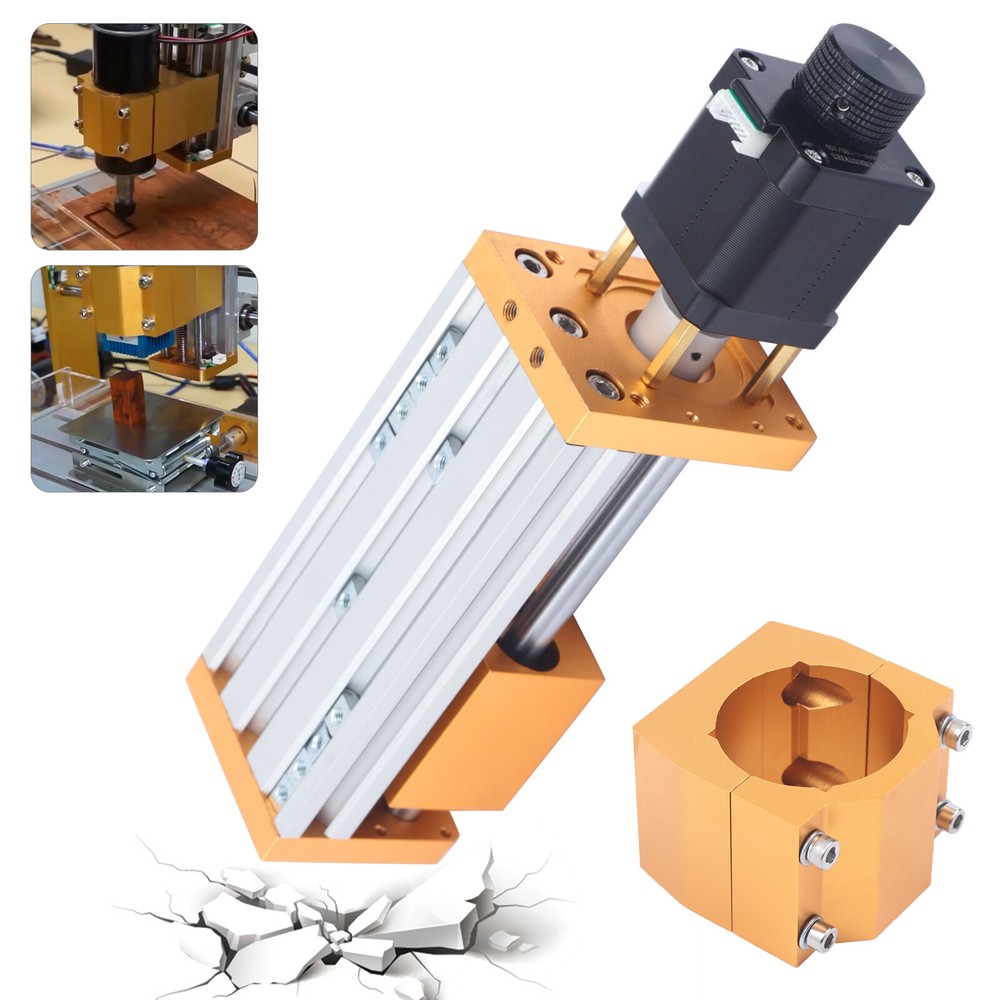 Z Axis Sliding Table Ball Screw Linear Slide Stage For CNC Machine 85mm Stroke~
