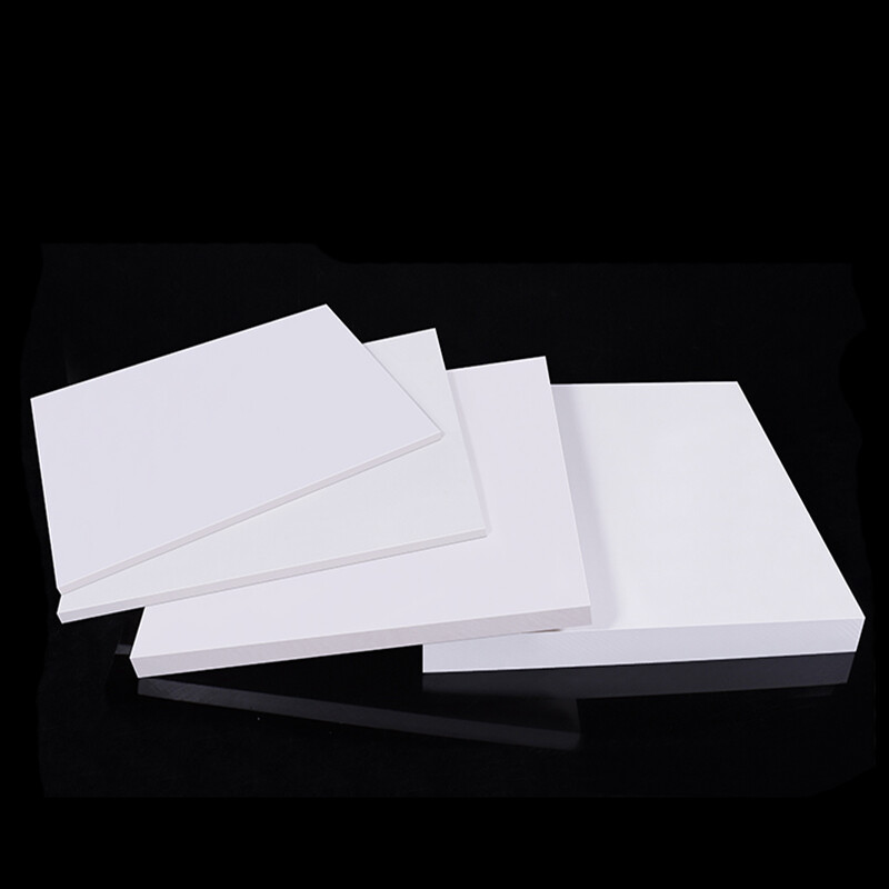 White PTFE Sheet Plate Hard Plastic Panel High Thermoplastic Thick 0.2-30mm DIY