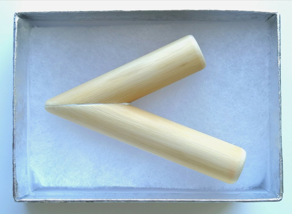 Rape pipe (Rapé) shamanic native indigenous applicator. Real Bamboo handmade New