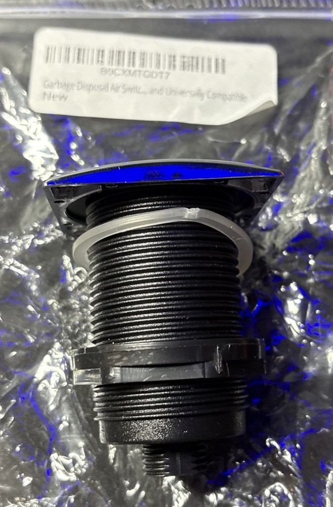 Garbage Disposal Air Switch Button-Polished Chrome-Universally Compatible