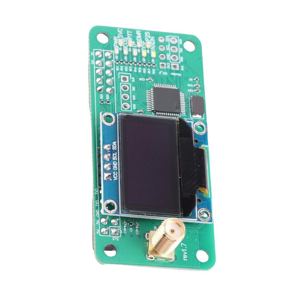 ♡ UHF VHF UV MMDVM Hotspot Module Kit SMA Interface LED Display Hotspot Board