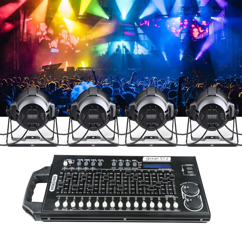 512Channel DMX Stage Light Controller with Builtin Programs and RDM Function