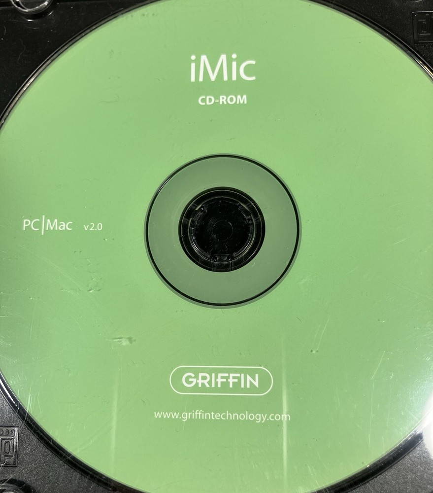 Griffin iMic USB Audio Interface PC/Mac v2.0 w/CD & Cables