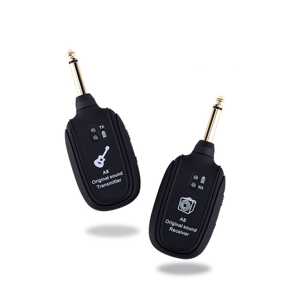 1 Pair Guitar Wireless Transmission System Instrument Audio Transmitter Receiver