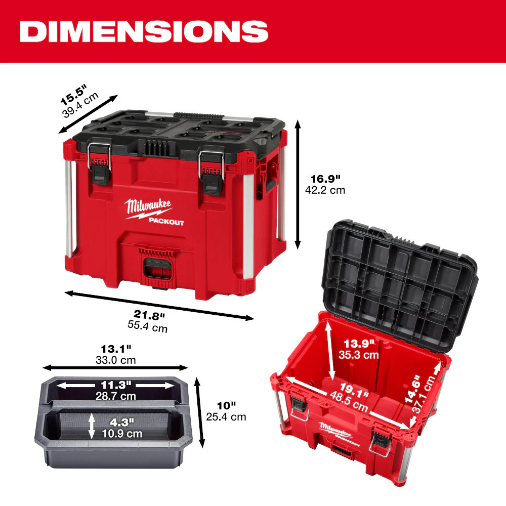 Milwaukee 48-22-8423 PACKOUT XL Tool Box