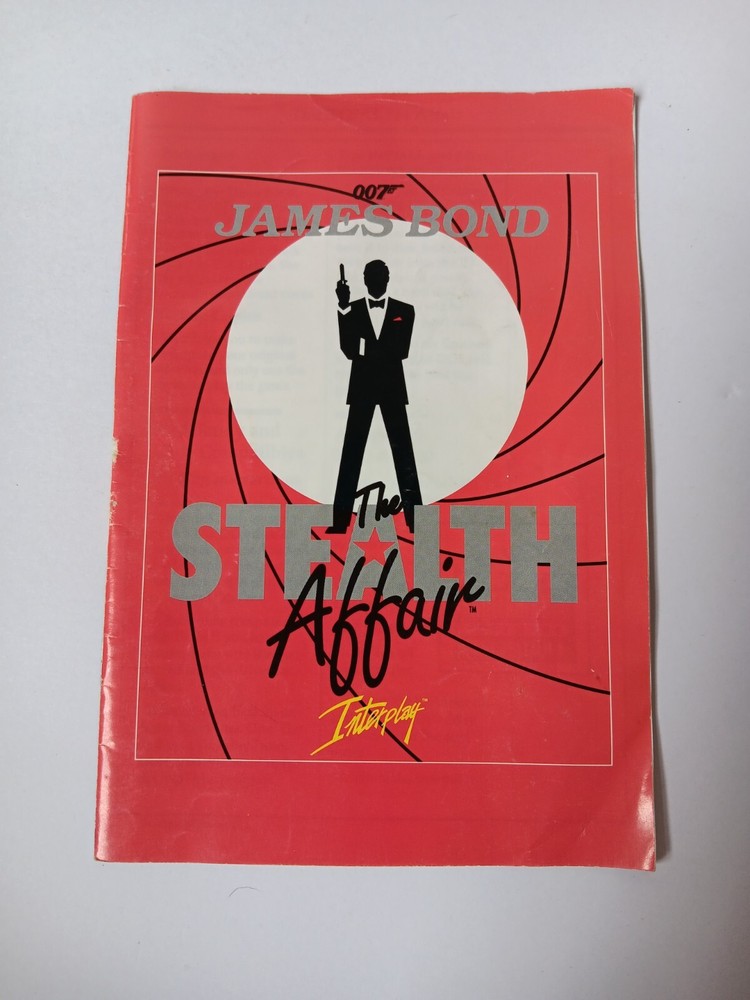 IBM/Tandy James Bond The Stealth Affair Computer Game Software UNTESTED