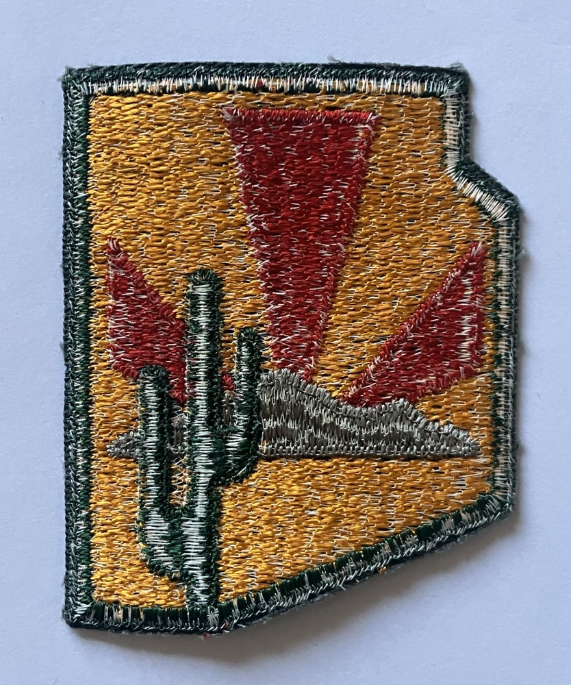 Arizona National Guard cut edge shoulder patch