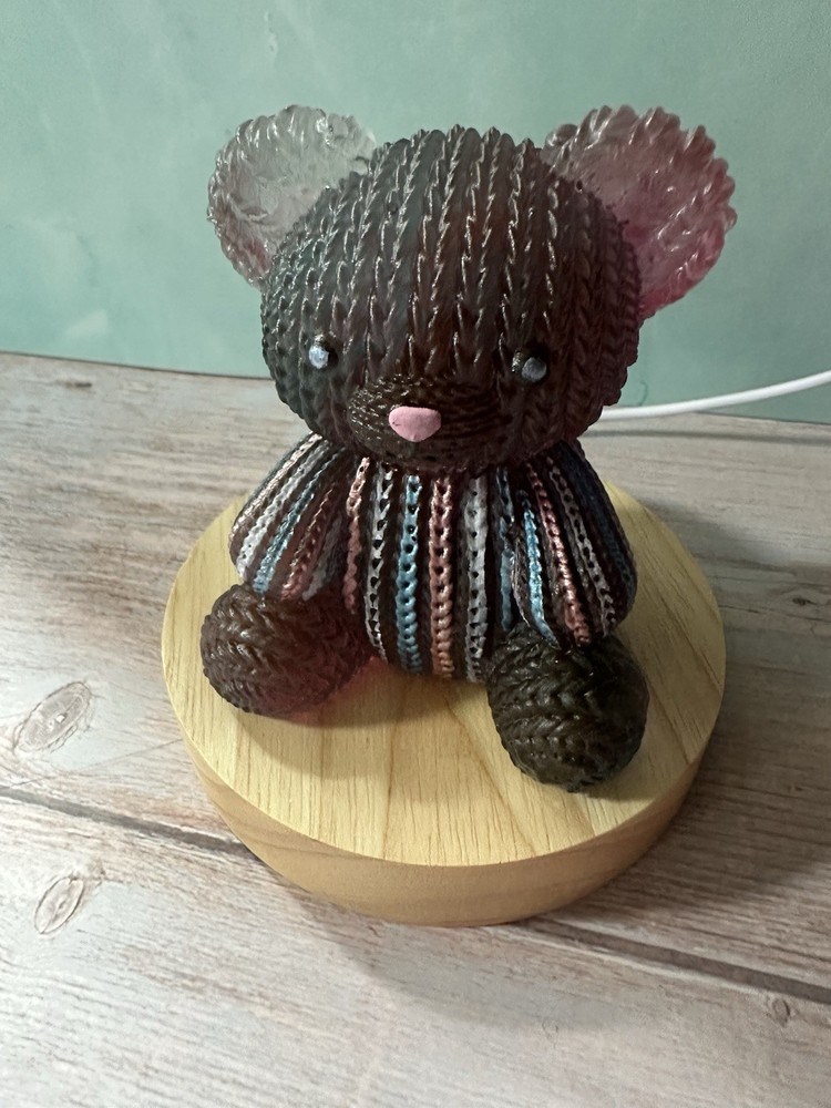 Hand painted Resin Bear Nightlight