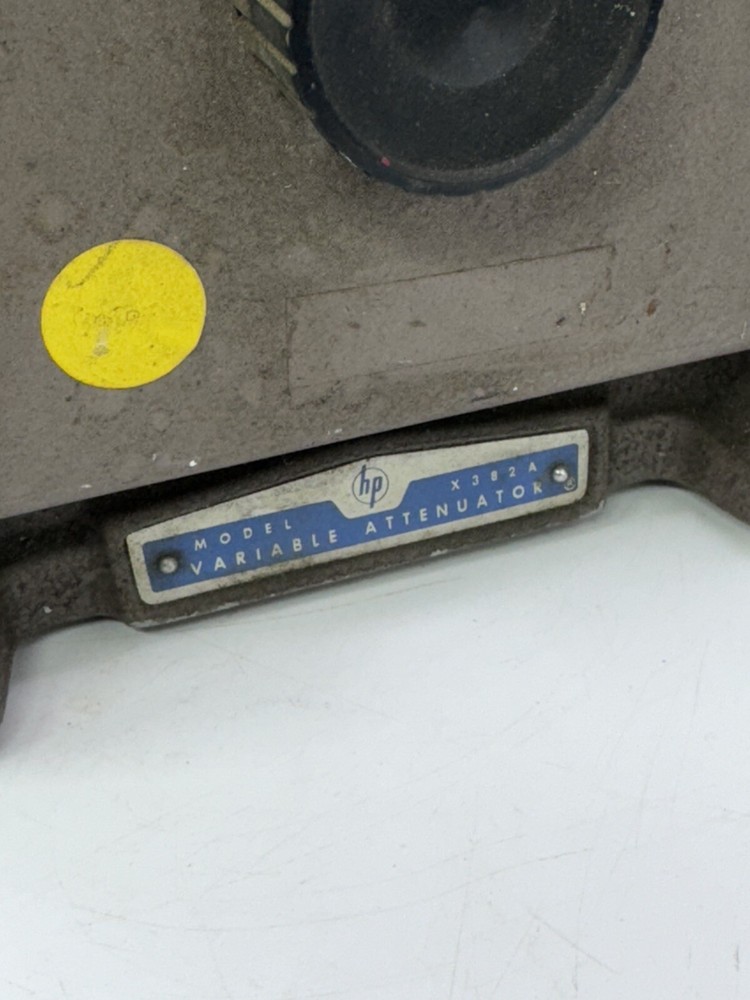 Vintage HP MODEL X382A VARIABLE ATTENUATOR Waveguide