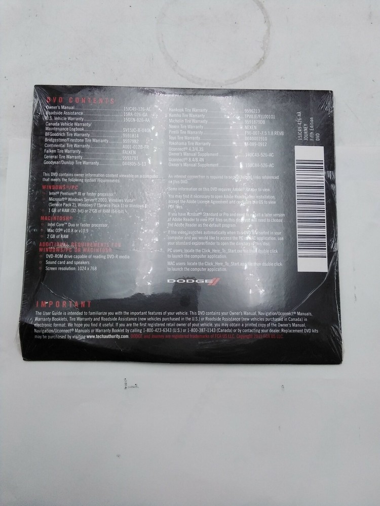 2015 Dodge Journey User Guide