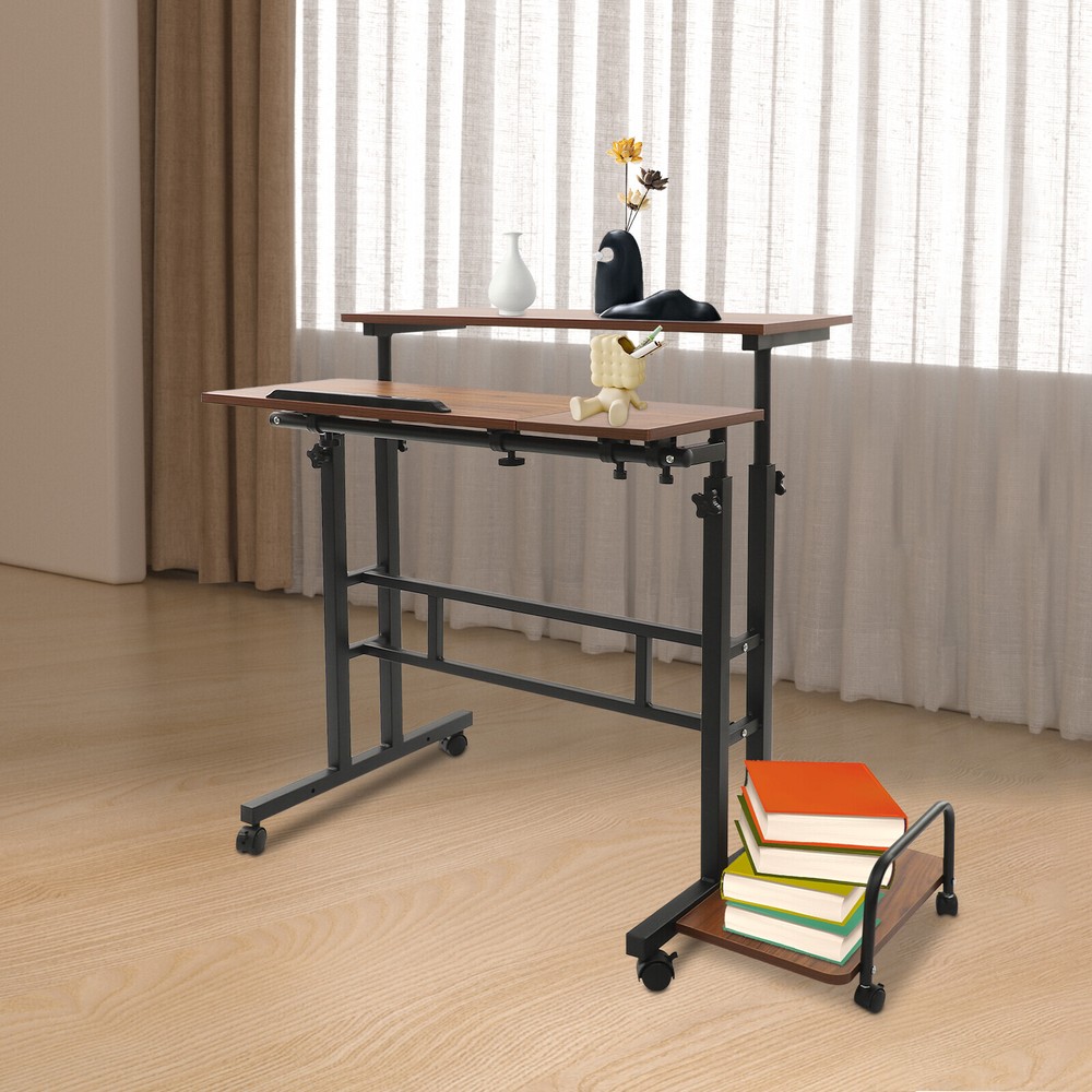 Multi Functional Foldable Desk, Modern Computer Desk, Adjustable Computer Table