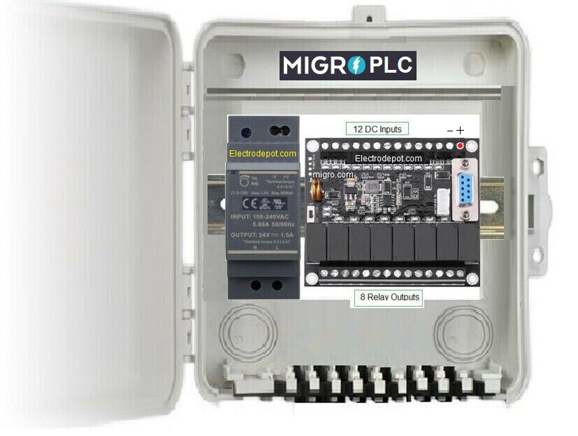 PLC Training Kit Ladder Logic Professional Programmable Controller, Outdoor Box