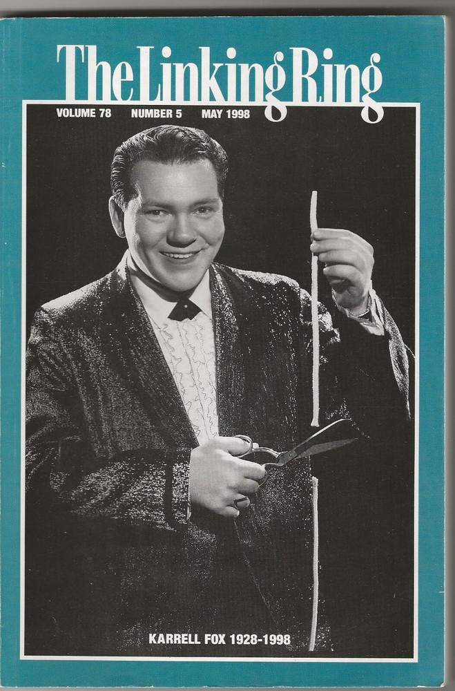 The Linking Ring Magic Magicians Magazines 1998   May