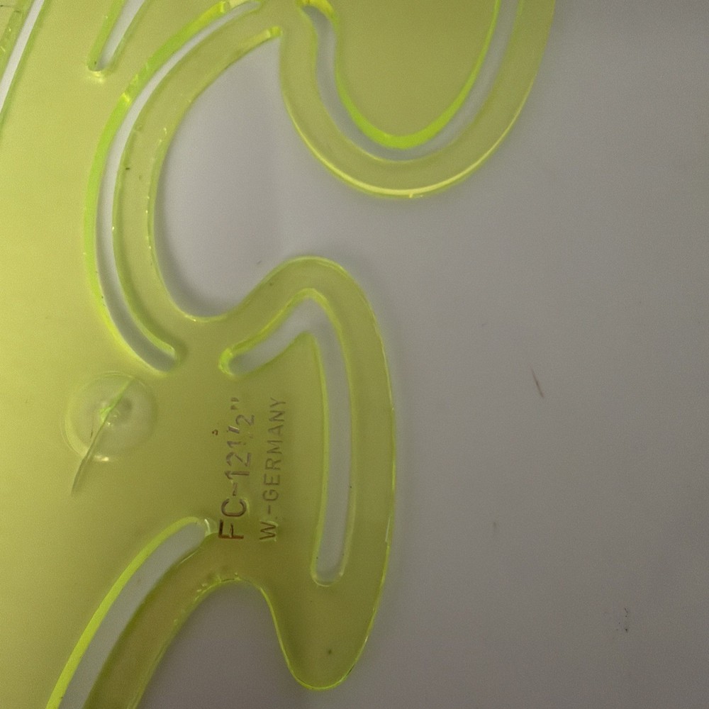 Vintage Engineering, Drafting, Drawing Templates 12 Total, W German Made