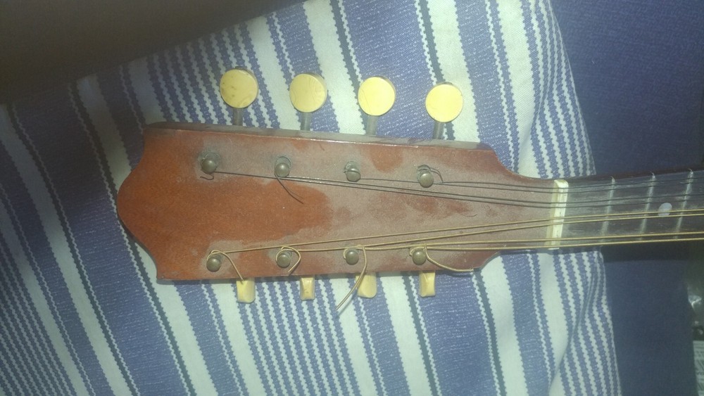 Vintage Gordon Bowl Back Mandolin Needs Some Restoration