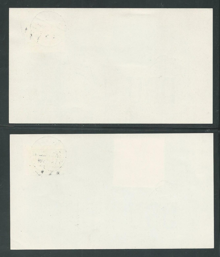 1964 DENMARK DRU rocket cards - EZ 4C1, 4C2