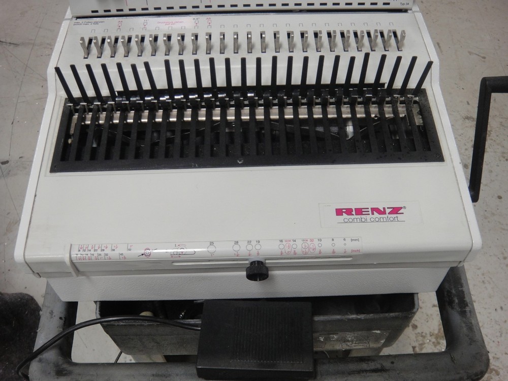 Renz Combi Comfort Typ 34 Punching & Binding Machine