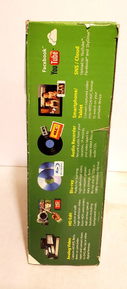 Honestech VHS to DVD/BLU-RAY 7.0 Deluxe Video Conversion Solution USB Windows