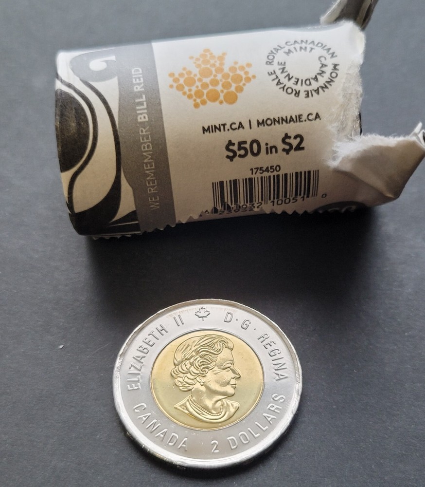 *** CANADA TOONIE 2020 BILL REID *** FROM MINT ROLL ***