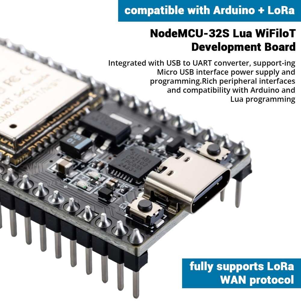 6 Pack ESP32DevKitC32 Development Board Modules WiFi Bluetooth TypeC CP2012