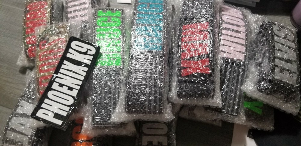 Personalized Patch for Harness or Collars.