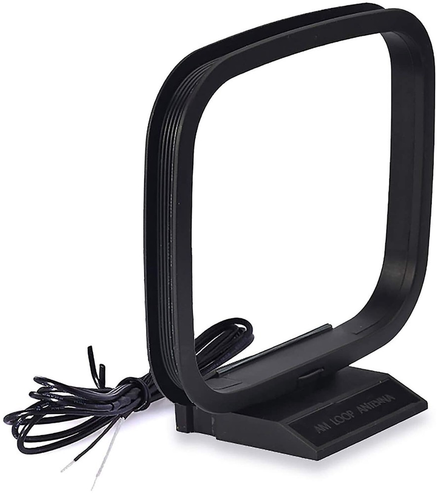 AM Loop Antenna with 2Pin Bare Wire for Video Home Theater Receiver Power System