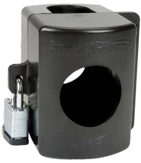Technology Research  34590 Surge Guard Lock Hasp, Black