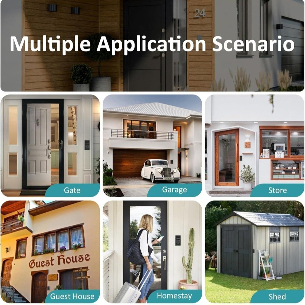 Fingerprint Key Lock Box with Code, Wireless Digital Lock Box with Bluetooth APP