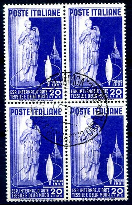 Art Textile 1951 - Quartina Used