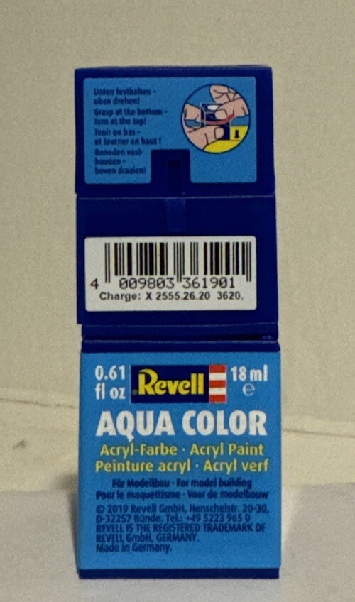 Revell Aqua Color 36190, Silver Metallic.